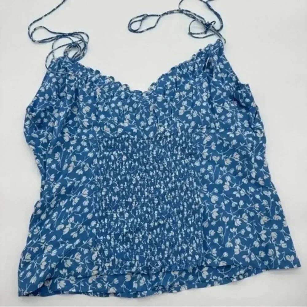 Reformation Robertson Floral Print Camisole size 12 B764 - Picture 3 of 8